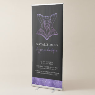 Lingerie Boutique Logo Retractable Banner