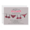 Lingerie Bridal Shower Flat Invitation