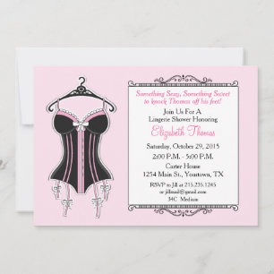 Lingerie Bridal Shower Invitation