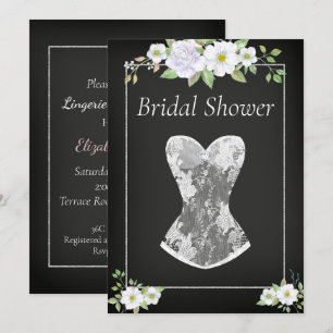 Lingerie Bridal Shower Invitation