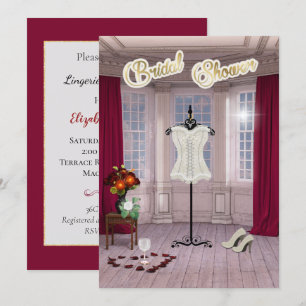 Lingerie Bridal Shower Invitation