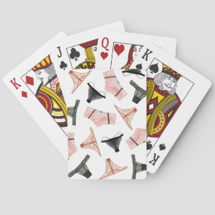 Lingerie Bridal Shower  Playing Cards