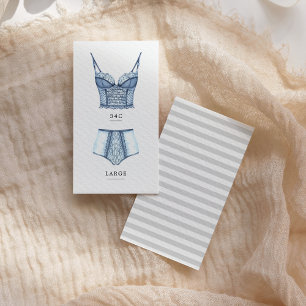 Lingerie Bridal Shower Size Insert