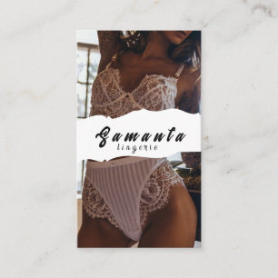 Lingerie Business Card
