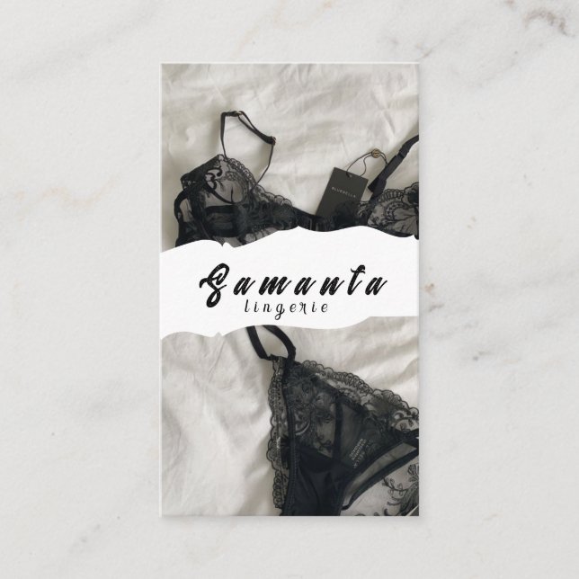 Lingerie Business Card (Front)