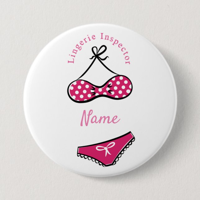 Lingerie Inspector Thunder_Cove 7.5 Cm Round Badge (Front)