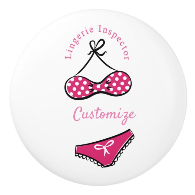 Lingerie Inspector Thunder_Cove Ceramic Knob (Front)