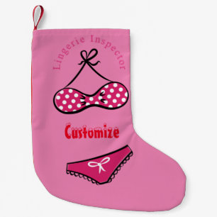 Lingerie Inspector Thunder_Cove  Small Christmas Stocking