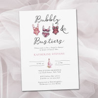 Lingerie Party Bubbly Bustiers Chic Bridal Shower