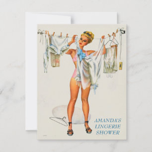 Lingerie party invitation