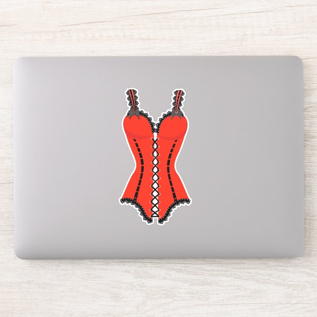 Lingerie Red and Black (Computer)