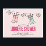 Lingerie Shower Bachelorette Party Wedding Shower Invitation<br><div class="desc"></div>