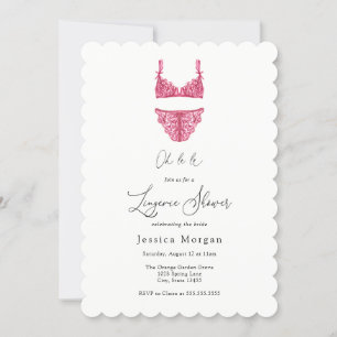 Lingerie Shower Invitation