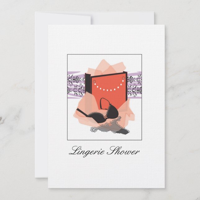 Lingerie Shower Invitation (Front)