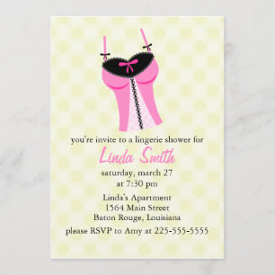 Lingerie Shower Invitation