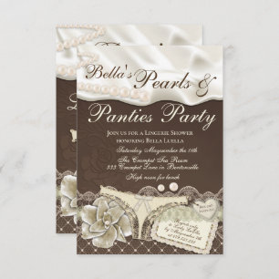 Lingerie Shower Invitations
