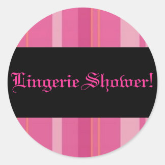 Lingerie Shower Sticker