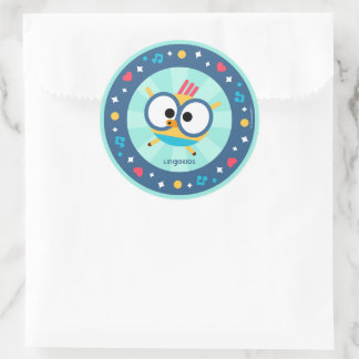 Lingokids Party with Billy Classic Round Sticker