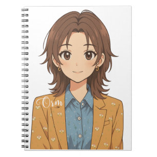 LingOrm, Orm Kornaphat Anime Illustration Notebook