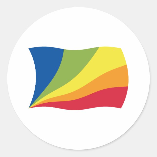 Lingua Franca Nova Flag Sticker (Front)