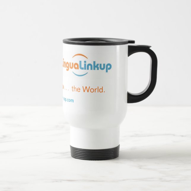 Lingua Linkup to go coffee mug (Right)
