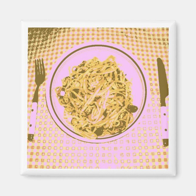 Linguine Pasta Magnet (Front)