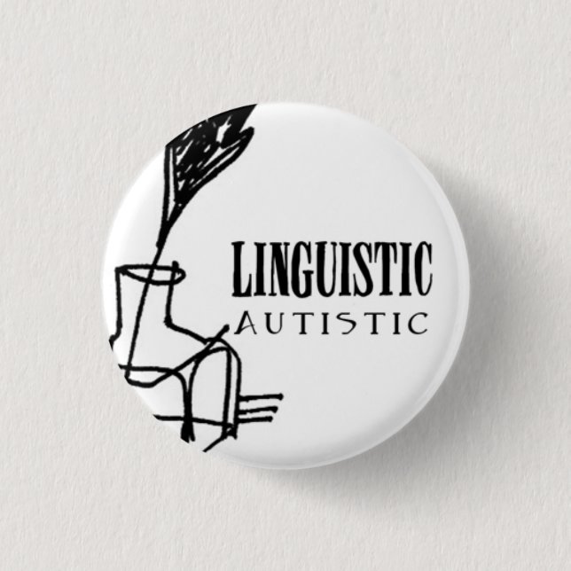 Linguistic Autistic Badge (Front)