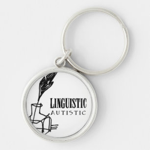Linguistic Autistic Keychain