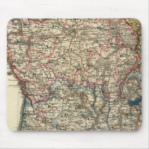 Linguistic map of France Mouse Mat