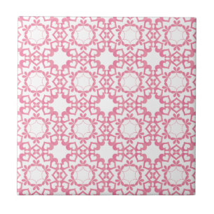 Linked by Love Tile - Pink