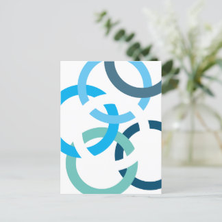 Linked Circles Postcard