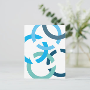 Linked Circles Postcard