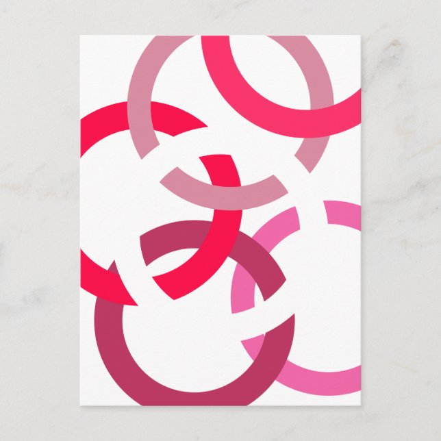 Linked Circles Postcard (Front)