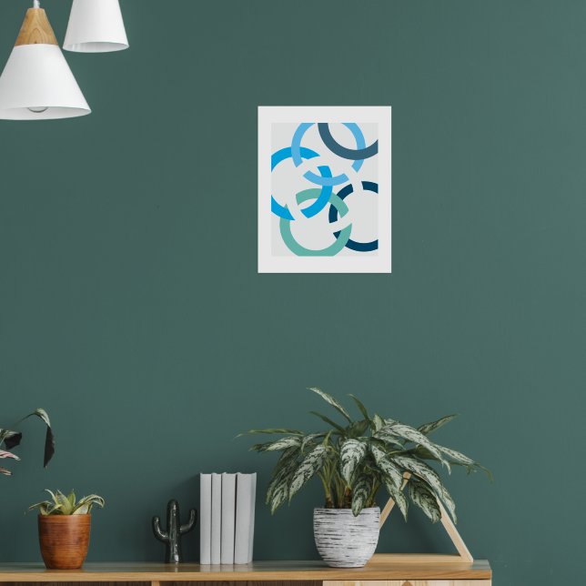Linked Circles Poster (Living Room 1)