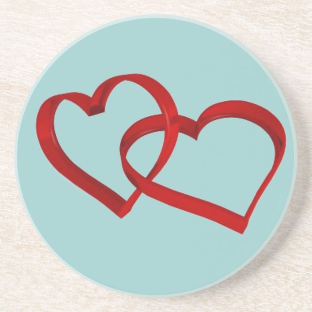Linked Hearts Coaster (Front)