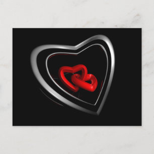 Linked Hearts Postcard