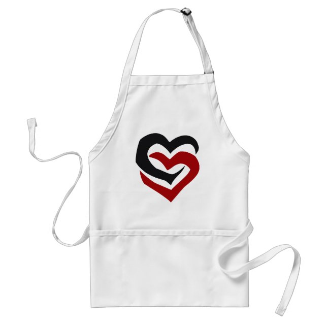 Linked Hearts Standard Apron (Front)