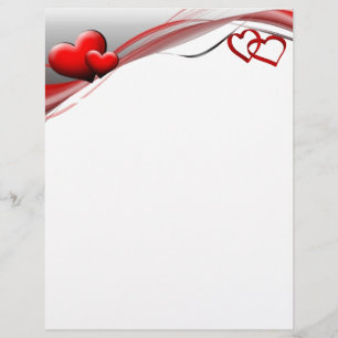 Linked Hearts Stationery