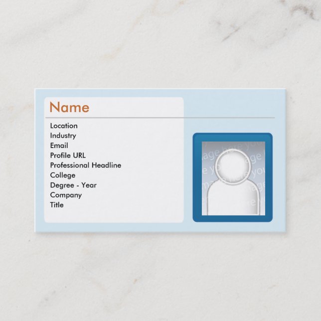 LinkedIn - Business Card (Front)