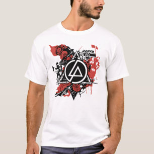 Linkin Park Anarchy Rose Symbol T-Shirt