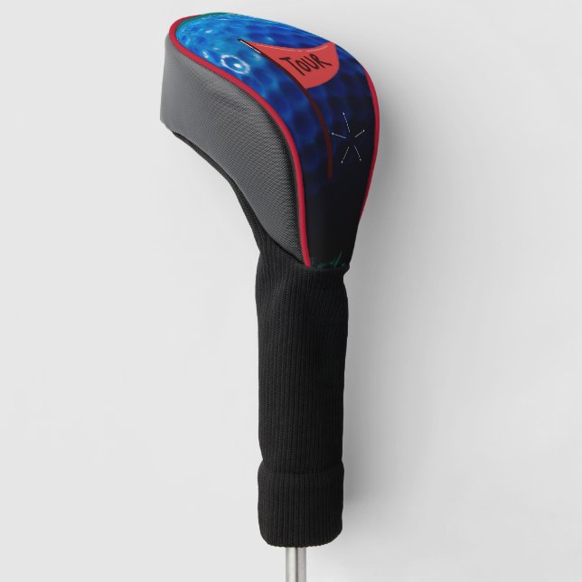 Links Legacy:Golf Head Cover with Tour-Worthy Flag (Angled)
