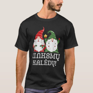 Linksmu Kaledu Lithuanian Merry Christmas Linksmu T-Shirt
