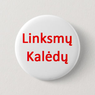 linksmy kaledy coffee mug 6 cm round badge