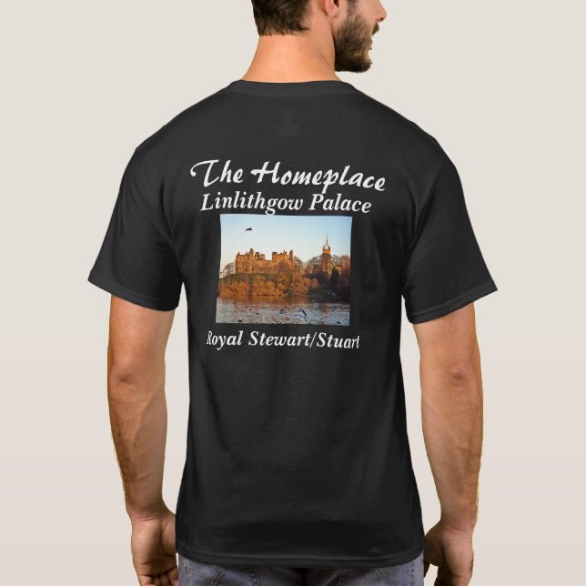 Linlithgow Palace – Royal Stewart/Stuart T-Shirt (Back)