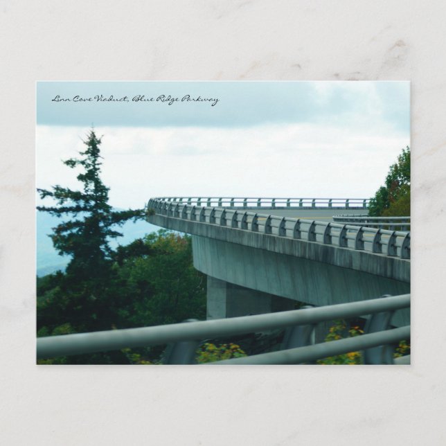 Linn Cove Viaduct, Blue Ridge Parkway Postcard (Front)