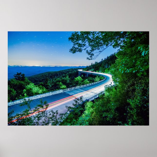 linn cove viaduct blue ridge parkway poster (Front)