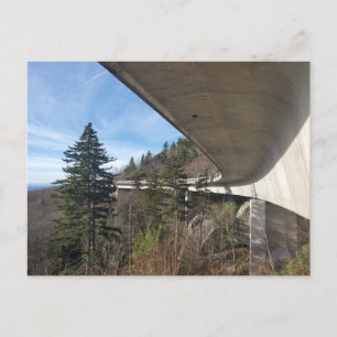 Linn Cove Viaduct Bridge Blue Ridge Parkway Postcard