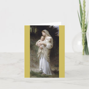 L'Innocence 1893 William - Adolphe Bouguereau Holiday Card