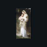 L'Innocence Canvas Print<br><div class="desc">Painting by William-Adolphe Bouguereau from 1893 This captivating painting depicts the Virgin Mary holding the sleeping baby Jesus and a lamb together in her arms. Isaiah 53:7 He was oppressed and He was afflicted, Yet He did not open His mouth; Like a lamb that is led to slaughter, And like...</div>