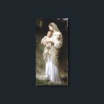 L'Innocence Canvas Print<br><div class="desc">Painting by William-Adolphe Bouguereau from 1893 This captivating painting depicts the Virgin Mary holding the sleeping baby Jesus and a lamb together in her arms. Isaiah 53:7 He was oppressed and He was afflicted, Yet He did not open His mouth; Like a lamb that is led to slaughter, And like...</div>